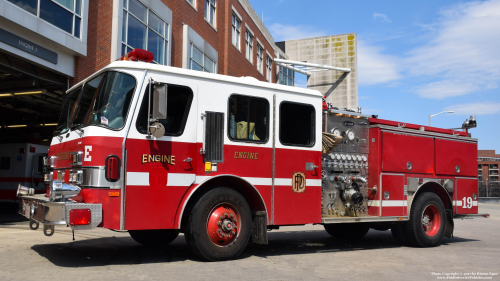 Additional photo  of Providence Fire
                    Engine 19, a 1990 E-One Hurricane                     taken by Kieran Egan