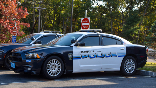 Additional photo  of Plainville Police
                    Cruiser 308, a 2014 Dodge Charger                     taken by Jamian Malo