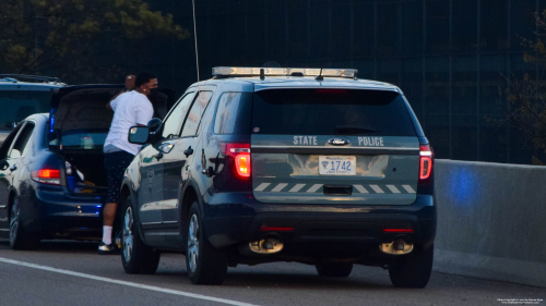 Additional photo  of Massachusetts State Police
                    Cruiser 1742, a 2015 Ford Massachusetts State Police                     taken by Kieran Egan