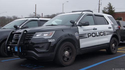 Additional photo  of Woonsocket Police
                    Cruiser 307, a 2016-2018 Ford Police Interceptor Utility                     taken by Jamian Malo
