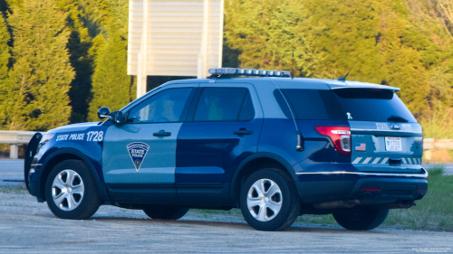 Additional photo  of Massachusetts State Police
                    Cruiser 1728, a 2013 Ford Police Interceptor Utility                     taken by Kieran Egan