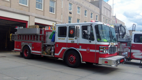 Additional photo  of Pawtucket Fire
                    Engine 2, a 2000 Ferrara Inferno                     taken by Kieran Egan