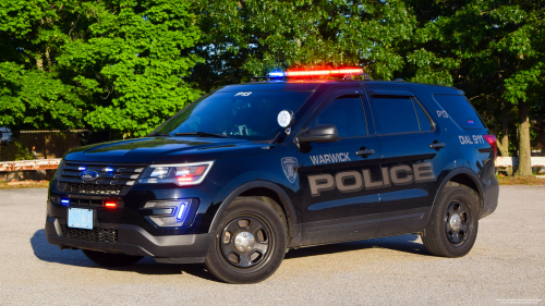 Additional photo  of Warwick Police
                    Cruiser P-13, a 2019 Ford Police Interceptor Utility                     taken by @riemergencyvehicles