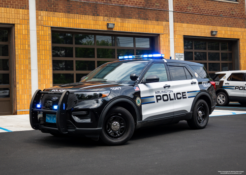 Additional photo  of Arlington Police
                    Cruiser 1067, a 2022 Ford Police Interceptor Utility                     taken by Kieran Egan