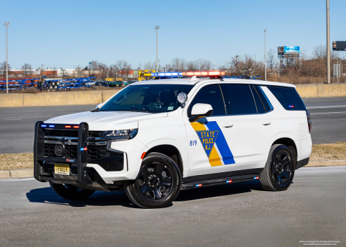 Additional photo  of New Jersey State Police
                    Cruiser 819, a 2022 Chevrolet Tahoe                     taken by Kieran Egan