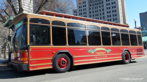 Additional photo  of Rhode Island Public Transit Authority
                    Trolley 1002, a 2010 Gillig Low Floor Trolley Replica HEV                     taken by Kieran Egan