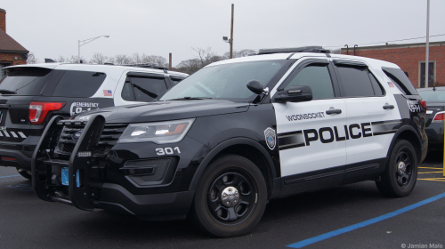 Additional photo  of Woonsocket Police
                    Cruiser 301, a 2017 Ford Police Interceptor Utility                     taken by Kieran Egan