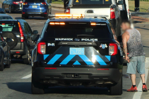 Additional photo  of Warwick Police
                    Cruiser P-11, a 2021 Ford Police Interceptor Utility                     taken by @riemergencyvehicles