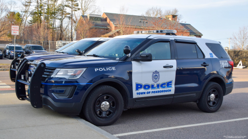 Additional photo  of Foxborough Police
                    Cruiser 23, a 2017 Ford Police Interceptor Utility                     taken by Kieran Egan