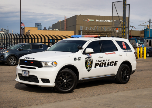 Additional photo  of Amtrak Police
                    Cruiser 227, a 2020 Dodge Durango                     taken by Kieran Egan