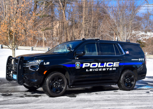 Additional photo  of Leicester Police
                    Cruiser L2, a 2021 Chevrolet Tahoe                     taken by Kieran Egan