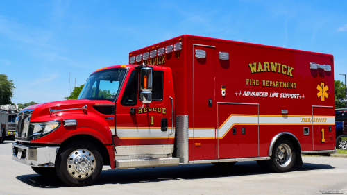 Additional photo  of Warwick Fire
                    Rescue 1, a 2014 International TerraStar/PL Custom                     taken by @riemergencyvehicles