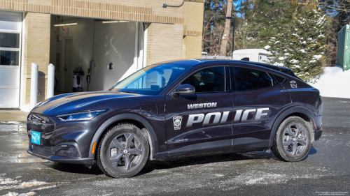 Additional photo  of Weston Police
                    Mach-E, a 2021 Ford Mustang Mach-E                     taken by Kieran Egan