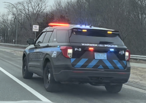 Additional photo  of Warwick Police
                    Cruiser P-9, a 2021 Ford Police Interceptor Utility                     taken by @riemergencyvehicles