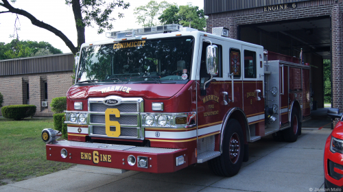 Additional photo  of Warwick Fire
                    Engine 6, a 2012 Pierce Velocity                     taken by Kieran Egan