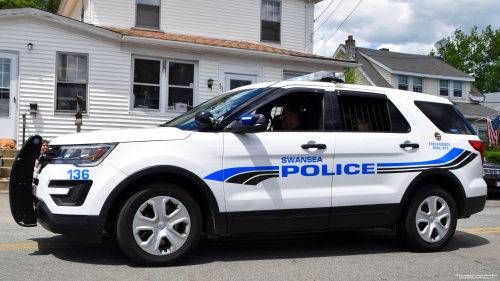 Additional photo  of Swansea Police
                    Cruiser 136, a 2017 Ford Police Interceptor Utility                     taken by Kieran Egan