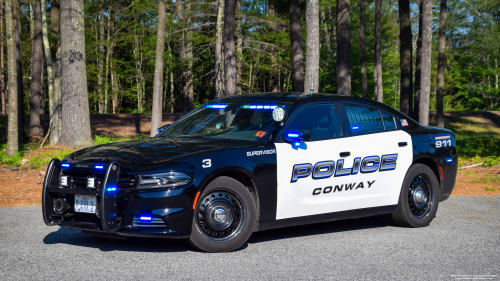 Additional photo  of Conway Police
                    Car 3, a 2019 Dodge Charger                     taken by Kieran Egan