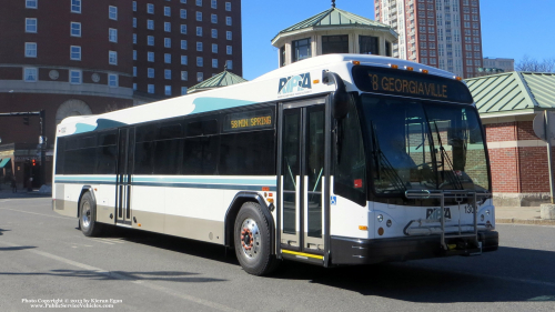 Additional photo  of Rhode Island Public Transit Authority
                    Bus 1302, a 2013 Gillig BRT                     taken by Kieran Egan