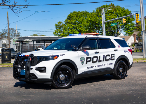 Additional photo  of North Kingstown Police
                    Cruiser 209, a 2022 Ford Police Interceptor Utility                     taken by Kieran Egan