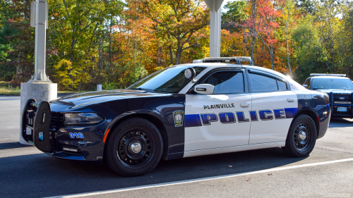 Additional photo  of Plainville Police
                    Cruiser 316, a 2016 Dodge Charger                     taken by Jamian Malo
