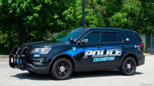 Additional photo  of Cranston Police
                    Cruiser 214, a 2019 Ford Police Interceptor Utility                     taken by @riemergencyvehicles