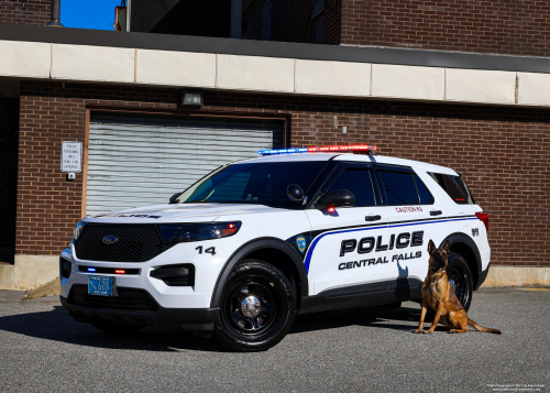 Additional photo  of Central Falls Police
                    Car 14, a 2021 Ford Police Interceptor Utility                     taken by Kieran Egan