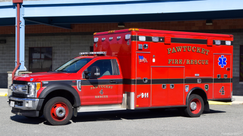 Additional photo  of Pawtucket Fire
                    Rescue 4, a 2019 Ford F-550                     taken by Kieran Egan
