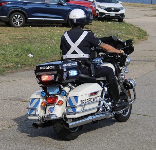Additional photo  of Warwick Police
                    Motorcycle 7, a 2020-2022 Harley-Davidson Electra Glide                     taken by @riemergencyvehicles