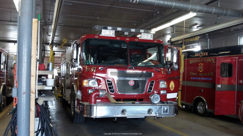 Additional photo  of Middletown Fire
                    Engine 37, a 2006 Spartan                     taken by Kieran Egan