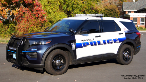 Additional photo  of Plainville Police
                    Cruiser 304, a 2020 Ford Police Interceptor Utility                     taken by Kieran Egan