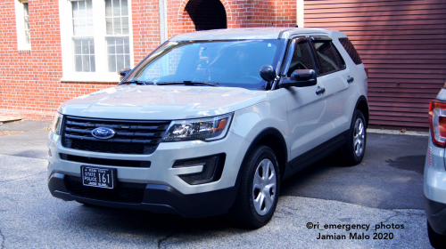 Additional photo  of Rhode Island State Police
                    Cruiser 161, a 2018 Ford Police Interceptor Utility                     taken by Kieran Egan