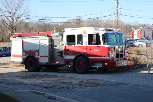 Additional photo  of Cranston Fire
                    Engine 3, a 2017 Spartan ERV                     taken by Kieran Egan