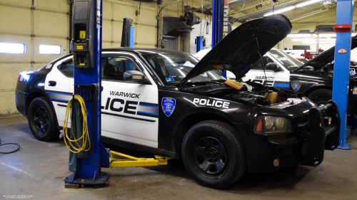 Additional photo  of Warwick Police
                    Cruiser CP-59, a 2009 Dodge Charger                     taken by @riemergencyvehicles