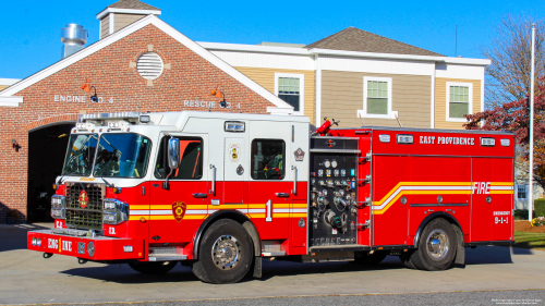 Additional photo  of East Providence Fire
                    Engine 1, a 2017 Spartan Gladiator                     taken by Kieran Egan