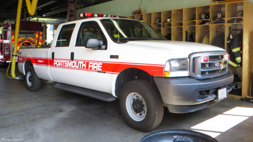 Additional photo  of Portsmouth Fire
                    Brush 1, a 2004 F-250 Crew Cab                     taken by Kieran Egan