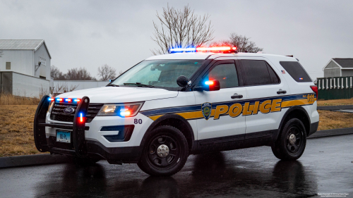 Additional photo  of Plainville CT Police
                    Cruiser 80, a 2016-2019 Ford Police Interceptor Utility                     taken by Kieran Egan