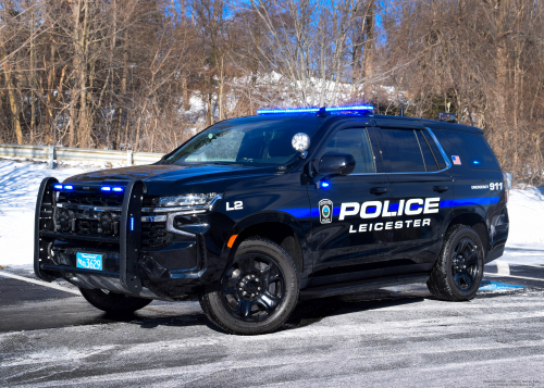Additional photo  of Leicester Police
                    Cruiser L2, a 2021 Chevrolet Tahoe                     taken by Kieran Egan
