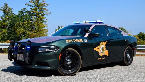 Additional photo  of New Hampshire State Police
                    Cruiser 409, a 2015-2016 Dodge Charger                     taken by Kieran Egan