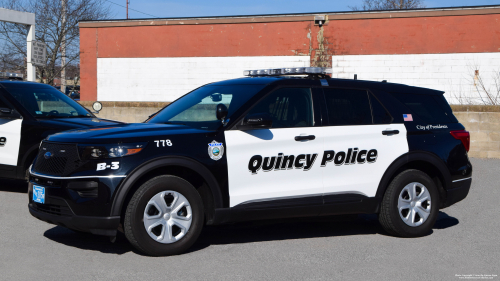Additional photo  of Quincy Police
                    Cruiser 778, a 2020 Ford Police Interceptor Utility                     taken by Kieran Egan