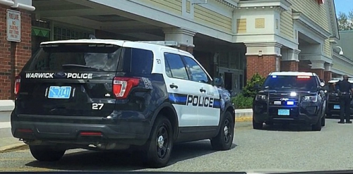 Additional photo  of Warwick Police
                    Cruiser P-27, a 2019 Ford Police Interceptor Utility                     taken by Kieran Egan