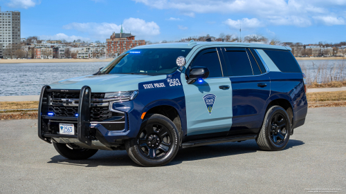 Additional photo  of Massachusetts State Police
                    Cruiser 2563, a 2023 Chevrolet Tahoe                     taken by Kieran Egan