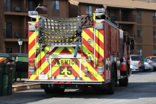 Additional photo  of Warwick Fire
                    Engine 5, a 2022 E-One Typhoon                     taken by Kieran Egan