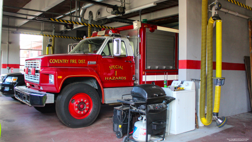 Additional photo  of Coventry Fire District
                    Special Hazards 1, a 1988 Ford F-800                     taken by Kieran Egan