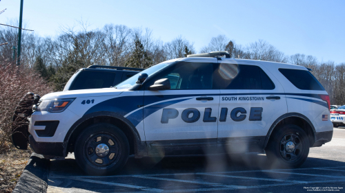 Additional photo  of South Kingstown Police
                    Cruiser 401, a 2018 Ford Police Interceptor Utility                     taken by Kieran Egan
