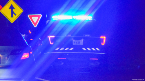 Additional photo  of Massachusetts State Police
                    Cruiser 648, a 2017 Ford Police Interceptor Utility                     taken by @riemergencyvehicles