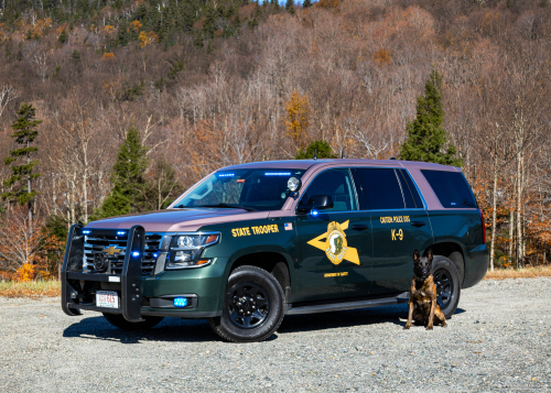 Additional photo  of New Hampshire State Police
                    Cruiser 615, a 2020 Chevrolet Tahoe                     taken by Kieran Egan