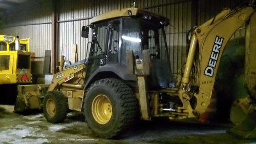 Additional photo  of Barrington Public Works
                    Backhoe 33, a 2006 John Deere 410G Backhoe                     taken by Kieran Egan