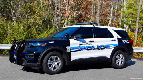 Additional photo  of Franklin Police
                    Cruiser 603, a 2020 Ford Police Interceptor Utility                     taken by Kieran Egan
