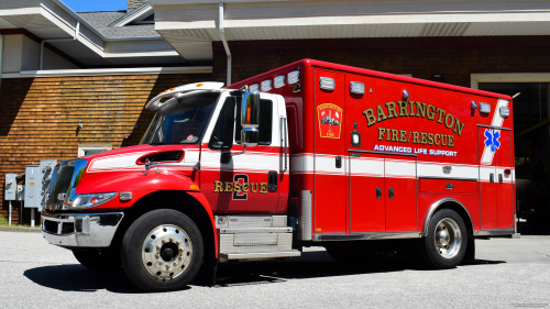 Additional photo  of Barrington Fire
                    Rescue 2, a 2011 International/Horton                     taken by Kieran Egan