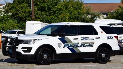 Additional photo  of North Kingstown Police
                    Cruiser 208, a 2018 Ford Police Interceptor Utility                     taken by Kieran Egan